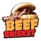 Signmission Beef Brisket Decal Concession Stand Food Truck Sticker, 8" x 4.5", D-DC-8 Beef Brisket19 D-DC-8 Beef Brisket19 - alternate 1